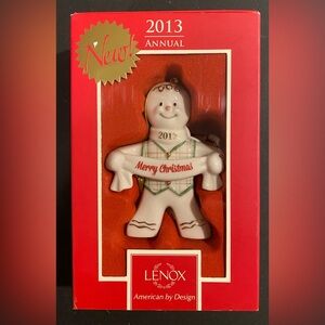 LENOX 2013 Sweet Tidings Gingerbread Ornament
